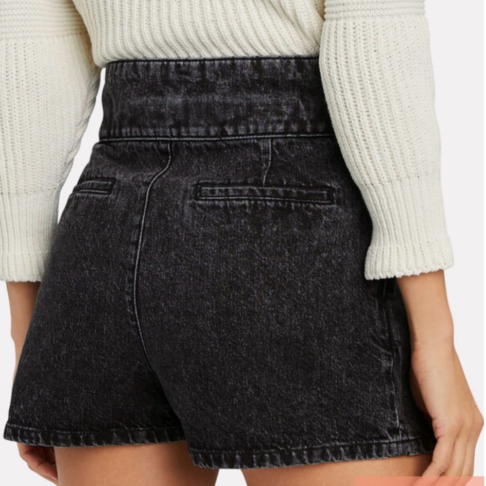 IRO - Ober Denim Paperbag Shorts - size 40, US size 8 - Dark Grey Wash - NWT - Picture 15 of 15